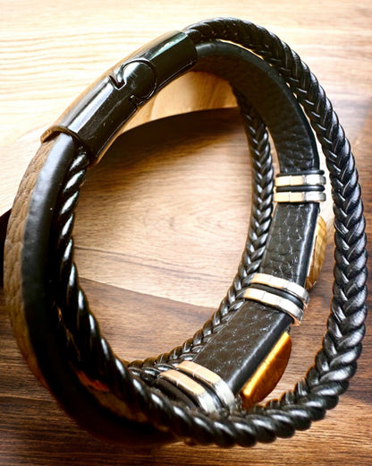 Personalisierbares Geschenkarmband „Tigerauge”