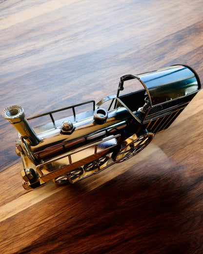 Locomotive en fer "Retro Express" – décoration, modèle, fait main avec possibilité de gravure