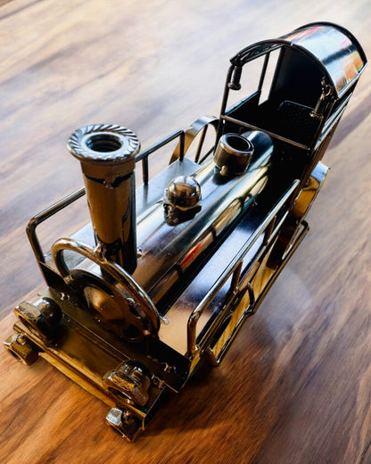 Locomotive en fer "Retro Express" – décoration, modèle, fait main avec possibilité de gravure