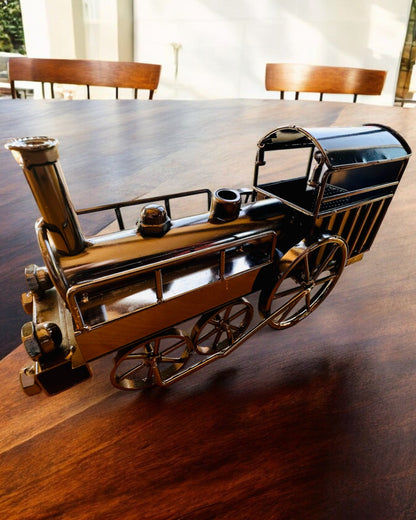 Locomotive en fer "Retro Express" – décoration, modèle, fait main avec possibilité de gravure
