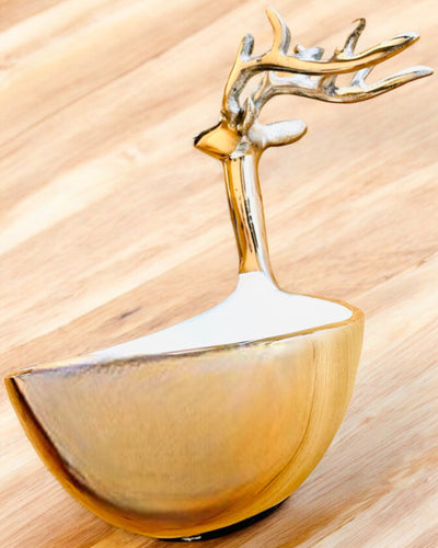 Elegante kom schaapachtig Schoonheid – Handwerk uit India, personalisatie met gravure