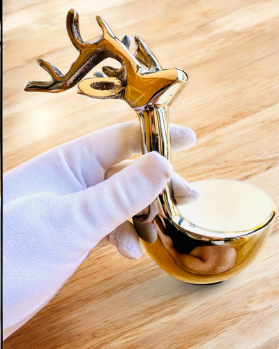 Elegante kom schaapachtig Schoonheid – Handwerk uit India, personalisatie met gravure