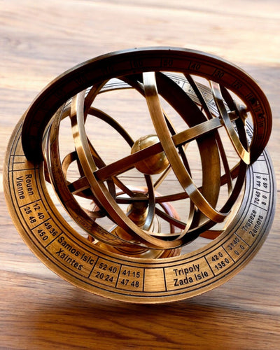 Astrolabium Artis 2 - 30 cm hoog, Handgemaakt met Gravure Optie, decoratie voor kantoor, premium
