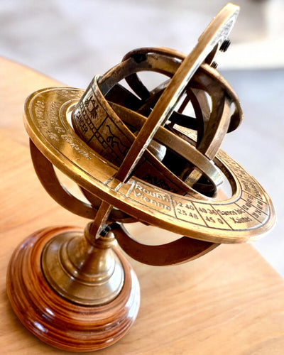 Astrolabium Artis 2 - 30 cm hoog, Handgemaakt met Gravure Optie, decoratie voor kantoor, premium