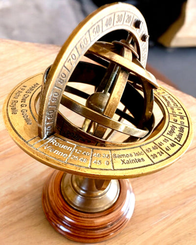 Astrolabium Artis 2 - 30 cm hoog, Handgemaakt met Gravure Optie, decoratie voor kantoor, premium