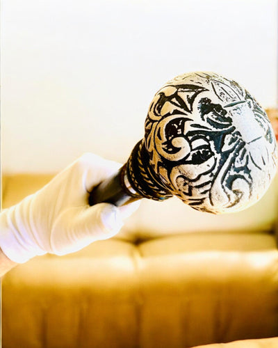 Wandelstok "Majesteit Stok" Houten Handgemaakt, mogelijkheid tot graveren, 2 varianten beschikbaar