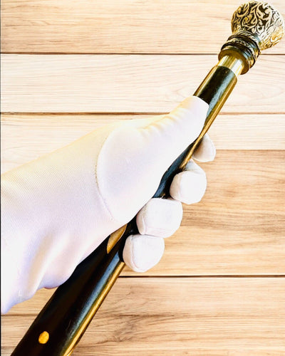 Wandelstok "Majesteit Stok" Houten Handgemaakt, mogelijkheid tot graveren, 2 varianten beschikbaar