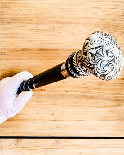 Wandelstok "Majesteit Stok" Houten Handgemaakt, mogelijkheid tot graveren, 2 varianten beschikbaar