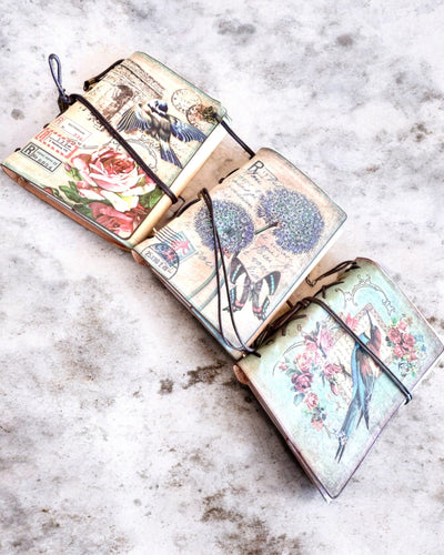 Carnet Vintage Mémoire avec gravure personnalisée - 3 modèles au choix, carnet cadeau