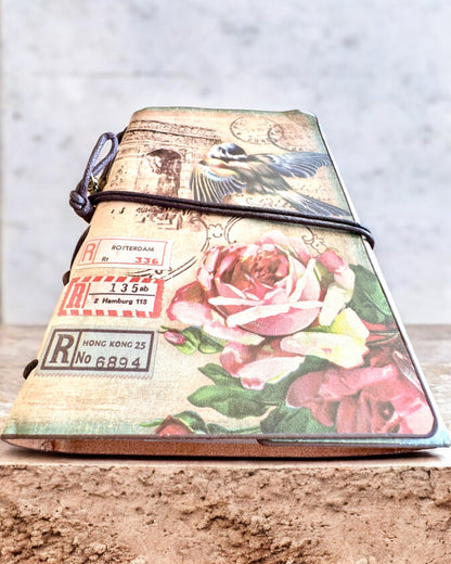 Carnet Vintage Mémoire avec gravure personnalisée - 3 modèles au choix, carnet cadeau
