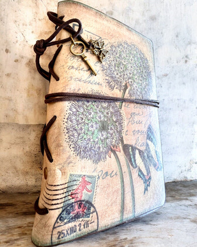 Carnet Vintage Mémoire avec gravure personnalisée - 3 modèles au choix, carnet cadeau