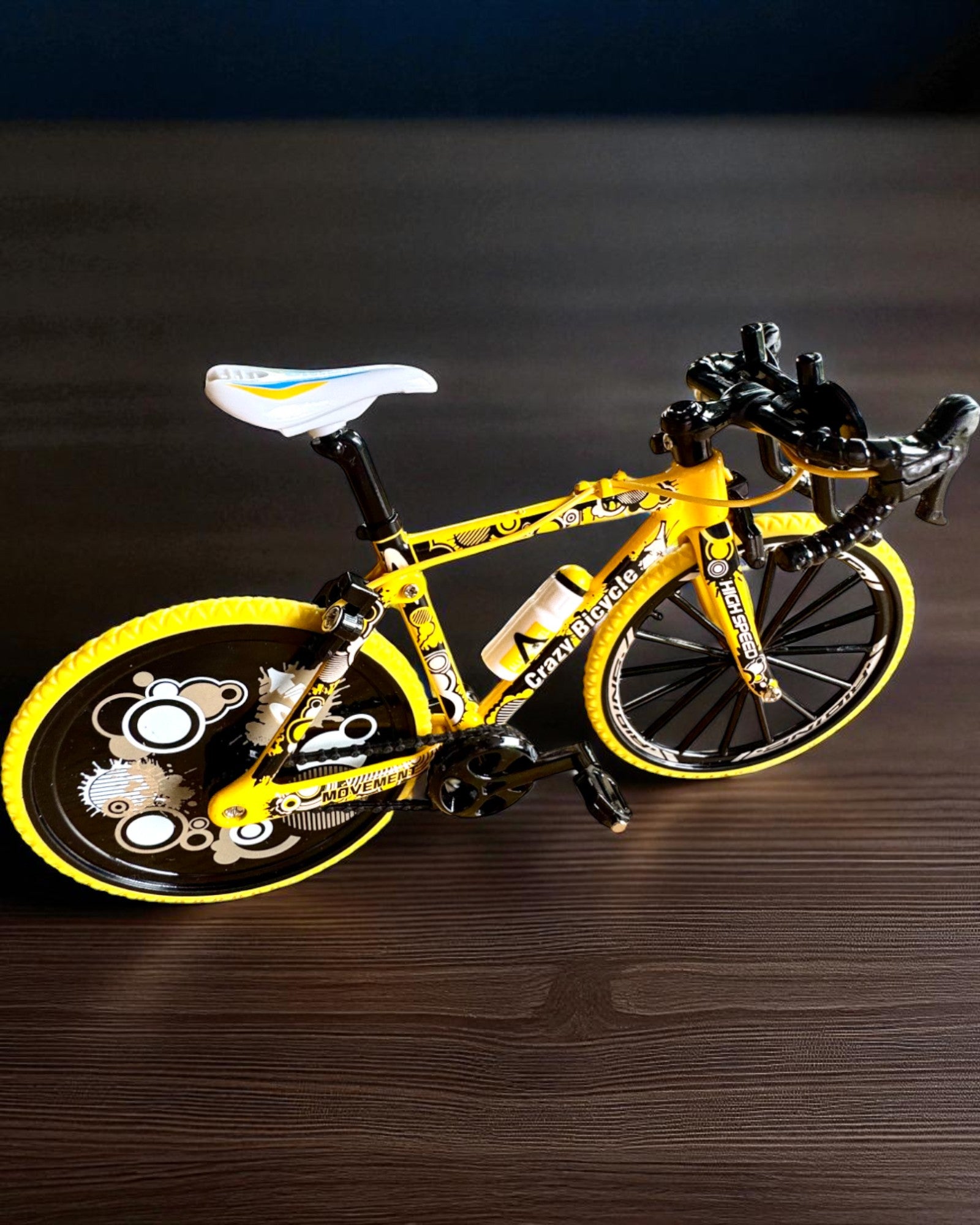 Modèle miniature en métal Vélo de collection "Speed Rider 1.2" – personnalisation avec gravure pour cadeau, 2 variantes de couleur
