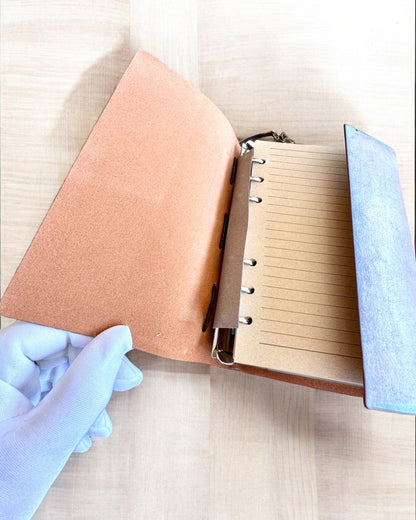 Carnet Vintage Mémoire avec gravure personnalisée - 3 modèles au choix, carnet cadeau