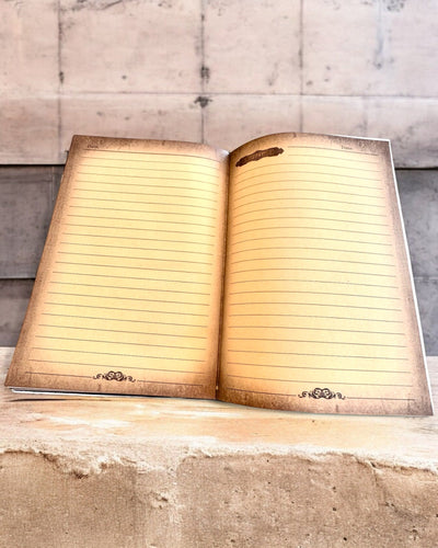 Chronique du Guerrier Carnet avec Motif de Chevalier, carnet personnalisable avec gravure pour cadeau