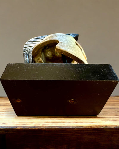 Spartan Premium Helmet – handcrafted decorative sculpture, customizable with engraving for a gift