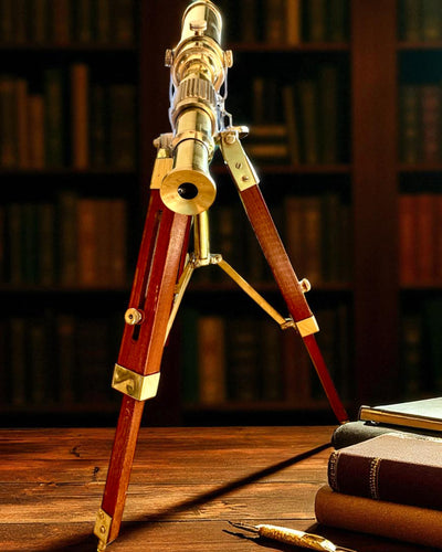 Hemelkoepel op Houten Standaard 41 cm, mogelijkheid tot personalisatie met gravure als cadeau