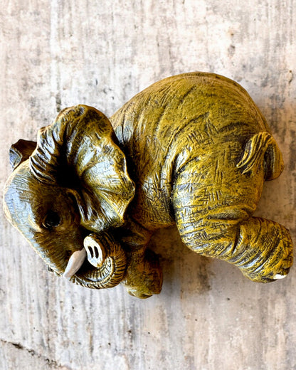 Figurine d'éléphant "Petit Porte-bonheur" avec possibilité de gravure pour cadeau