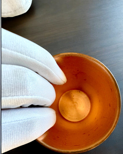 Koperen Set Mandala – Fles 1L + 2 Bekers in Etui, mogelijkheid tot personalisatie met gravure als cadeau