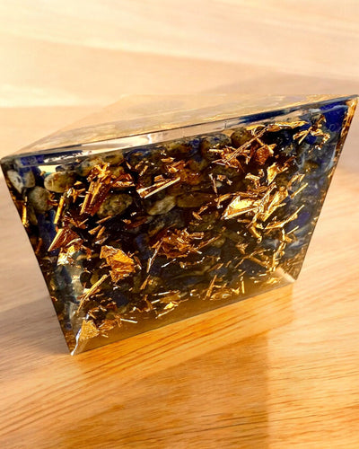 Orgonite Energy Pyramid "Cosmic Pyramid" Galactic Essence, as a gift