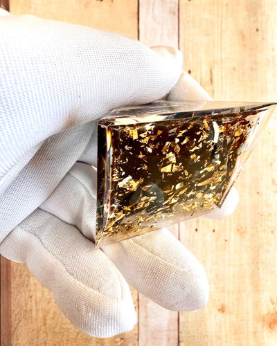 Orgonite Energy Pyramid "Cosmic Pyramid" Galactic Essence, as a gift