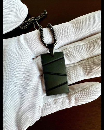 Herenketting Dog Tag „SteelVision” – roestvrij staal, 15 varianten, personalisatie met gravure