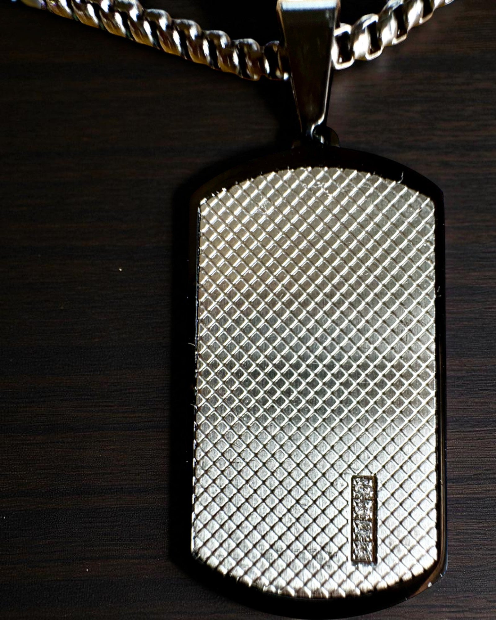 Collier pour homme Dog Tag « SteelVision » – acier inoxydable, 15 variantes, personnalisation par gravure