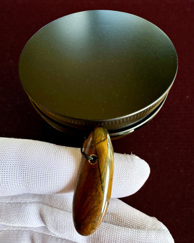 Intentiekaars Tijgerkracht – Zelfvertrouwen en welvaart, 250 ml, mogelijkheid tot personalisatie van de deksel als cadeau