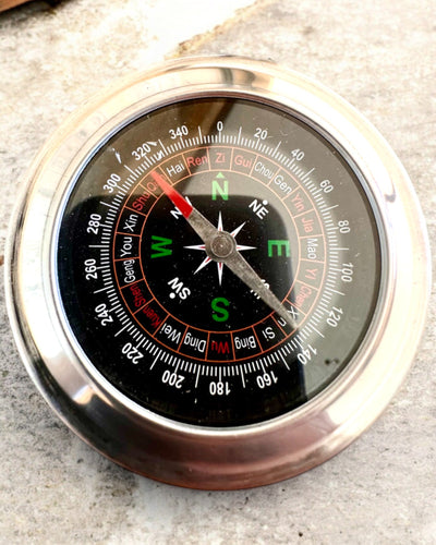 Boussole Feng Shui – Précision en acier, personnalisation par gravure pour cadeau