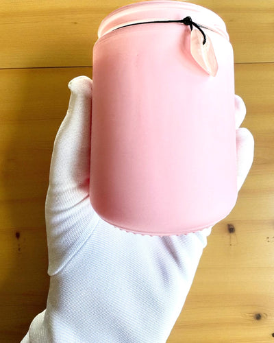 Bougie de soja intentionnelle Quartz Rose – amour, harmonie et paix du cœur, 250 ml, possibilité de personnalisation pour cadeau