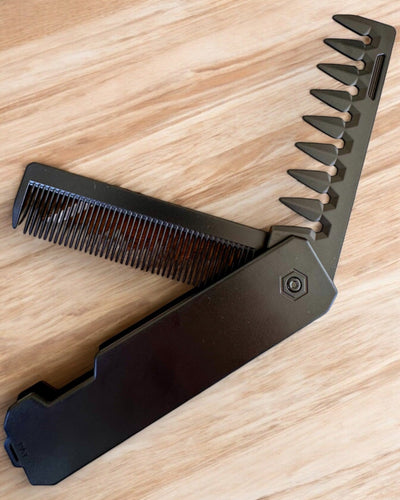 Comblok - Foldable Multifunctional Comb, customizable with engraving for a gift