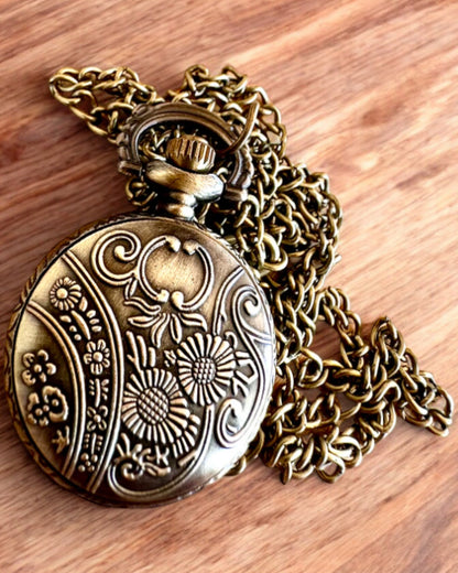 Taschenuhr "Rybia Łuska" mit Gravurmöglichkeit als Geschenk