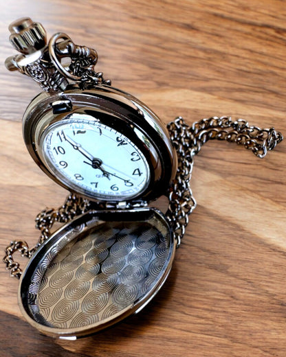 Cosmic Pocket Watch "Galactic Secret", personalized with engraving for a gift