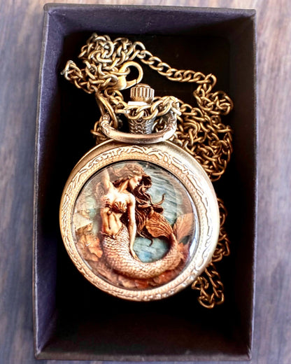 Taschenuhr "Syrena Tajemnic", personalisierbar mit Gravur als Geschenk