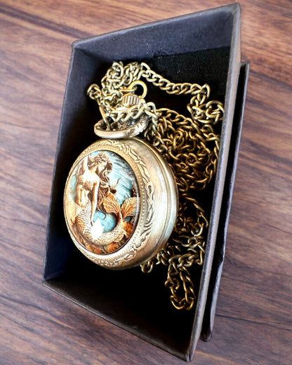 Taschenuhr "Syrena Tajemnic", personalisierbar mit Gravur als Geschenk