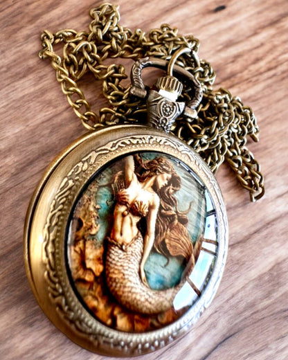 Taschenuhr "Syrena Tajemnic", personalisierbar mit Gravur als Geschenk