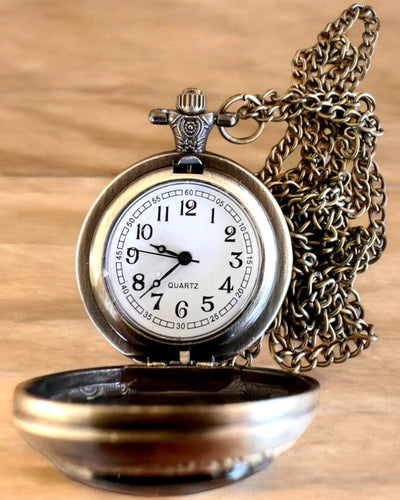 Elegant "Słoneczna Luminacja" pocket watch with engraving option for a gift