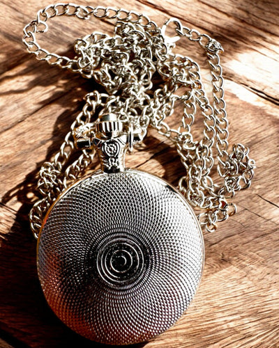 Montre de Poche "Chatte Stellaire" avec Gravure Personnalisable, 2 variantes de couleur au choix