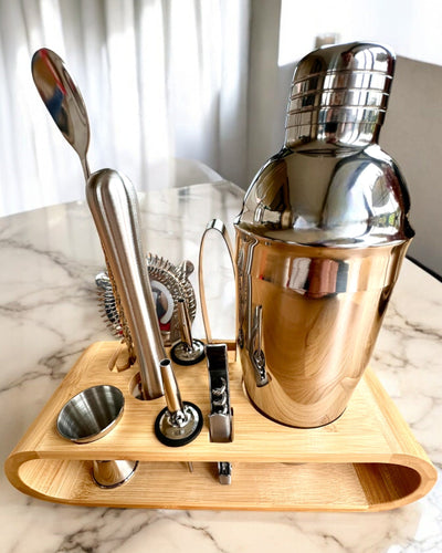 Barmanset "MixMaster Pro", mogelijkheid tot personalisatie met gravure als cadeau