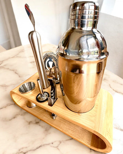 Barmanset "MixMaster Pro", mogelijkheid tot personalisatie met gravure als cadeau