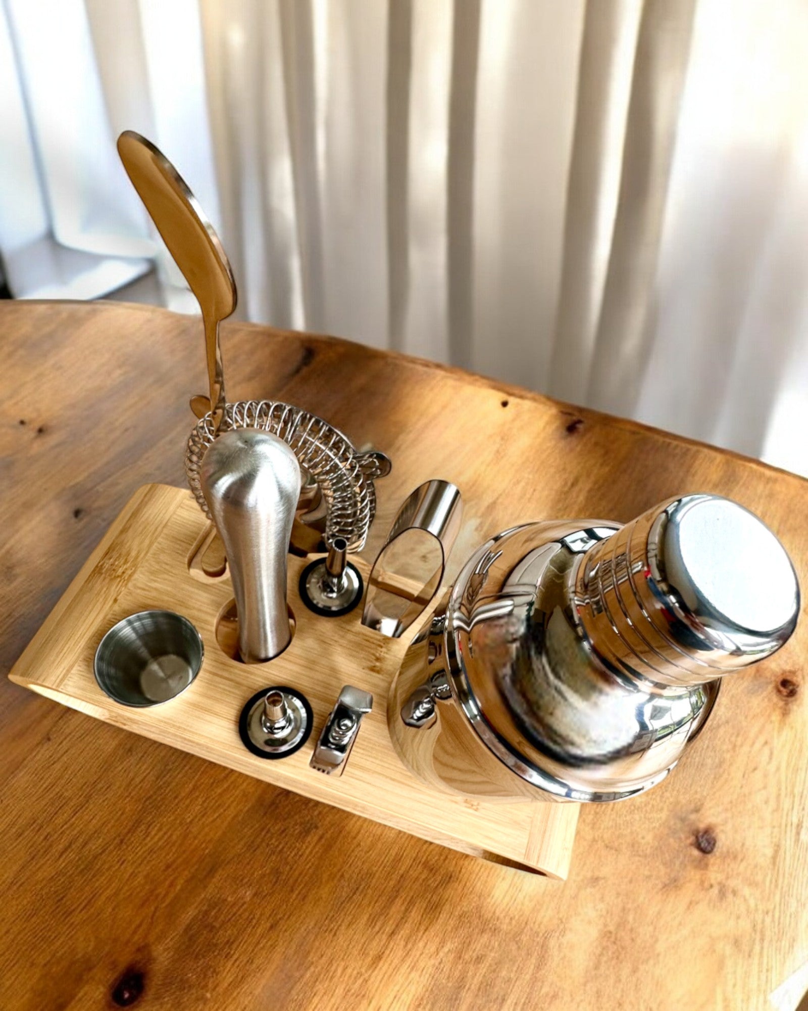Barkeeper-Set "MixMaster Pro", personalisierbar mit Gravur als Geschenk