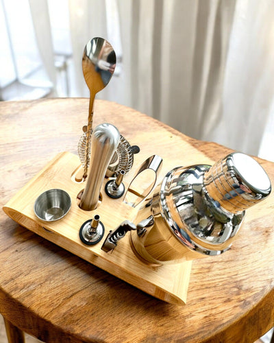 Barmanset "MixMaster Pro", mogelijkheid tot personalisatie met gravure als cadeau