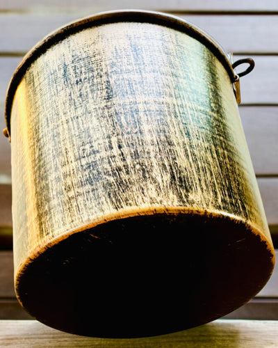 Stylish Metal Ashtray "Rustic Charm" 19-23 cm in height, 8 variants to choose from, engraving upon request