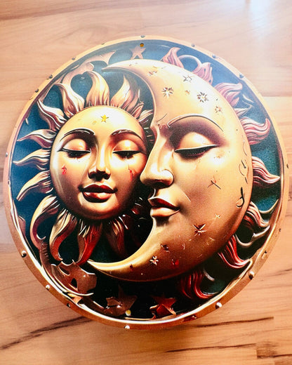 Pendentif "Cercles Magiques de la Nature" - possibilité de personnalisation avec gravure. 3 variantes au choix
