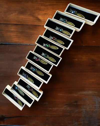 Marque-page "Chouette avec Constellations" - 12 variantes au choix, personnalisation par gravure