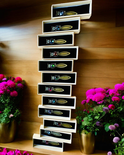 Marque-page "Chouette avec Constellations" - 12 variantes au choix, personnalisation par gravure