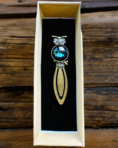 Marque-page "Chouette avec Constellations" - 12 variantes au choix, personnalisation par gravure