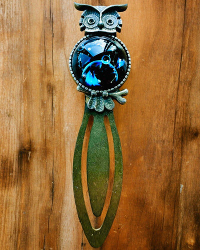 Marque-page "Chouette avec Constellations" - 12 variantes au choix, personnalisation par gravure