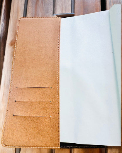 Carnet en Cuir Exclusif "Sekretnik" A5 avec Serrure à Code - personnalisation par gravure