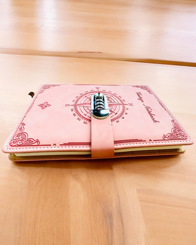 Carnet Secret A5 Vintage avec verrouillage par code - Choisissez Votre Style, personnalisation par gravure pour cadeau