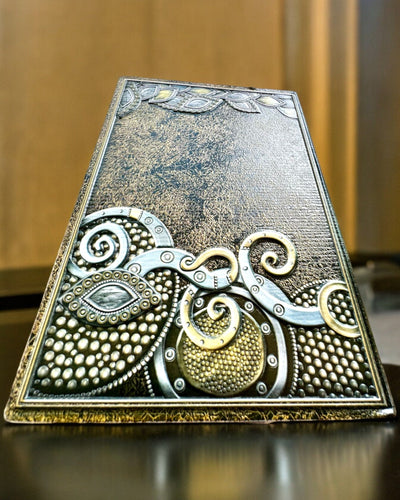 Artistiek Notitieboek, notitieboek maskerade - A5, personalisatie met gravure als cadeau